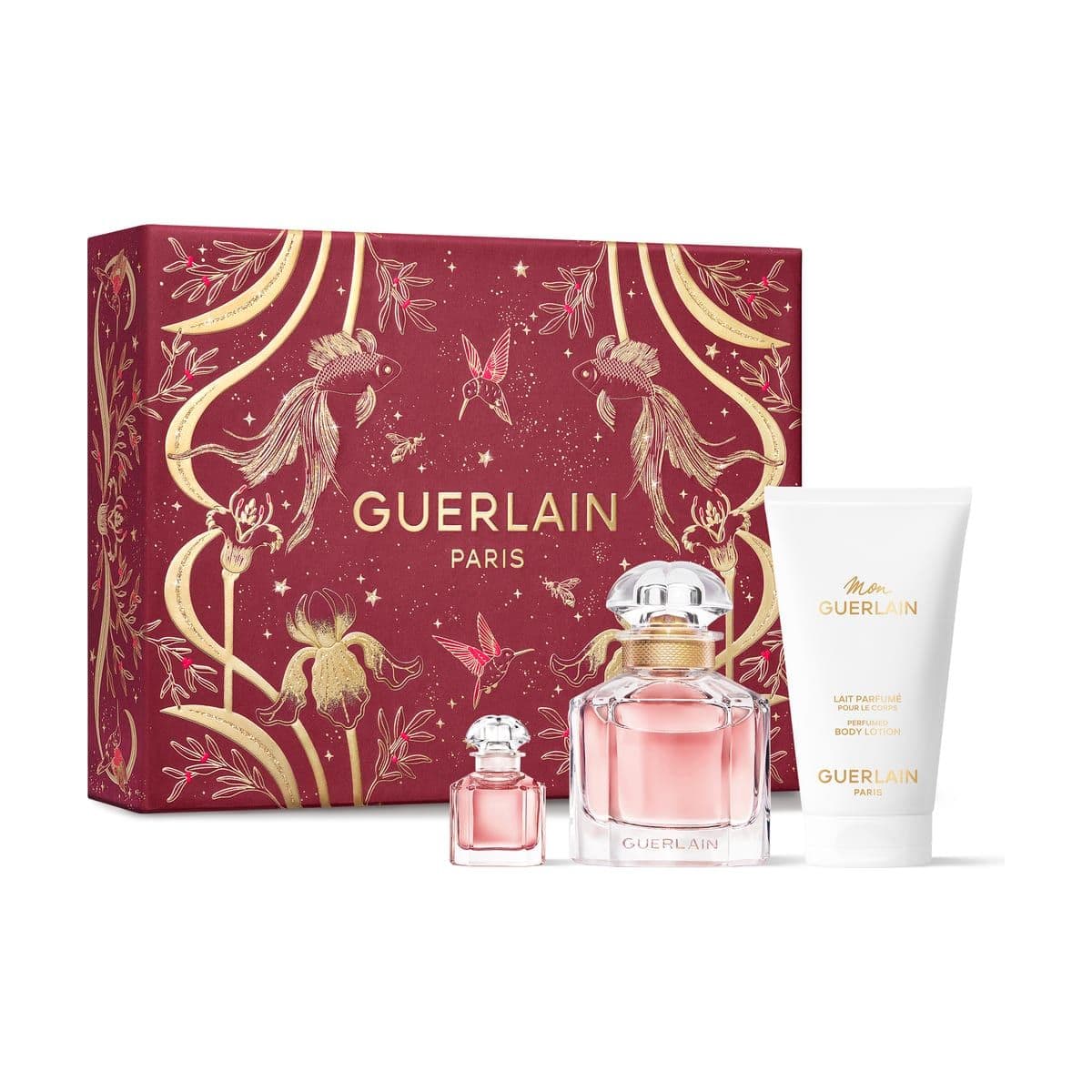 Embalagem de Kit Coffret Guerlain Mon Feminino Eau de Parfum