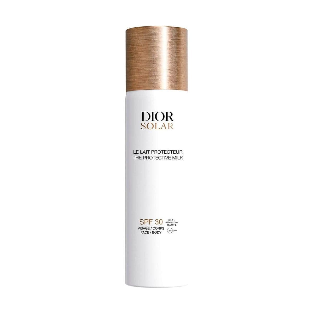 Embalagem de Leite Protetor Solar Dior Visage et Corps SPF30