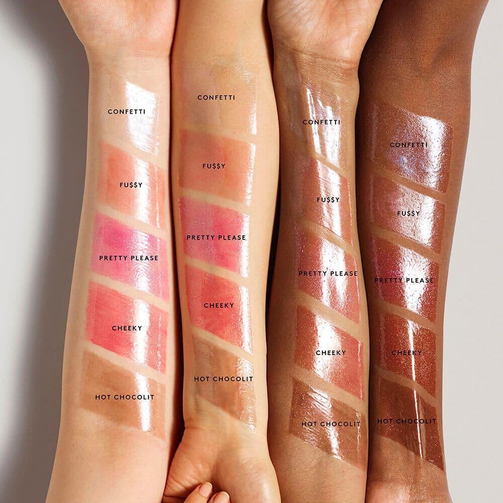 Embalagem de Gloss Labial Fenty Gloss Bomb Universal Lip Luminizer