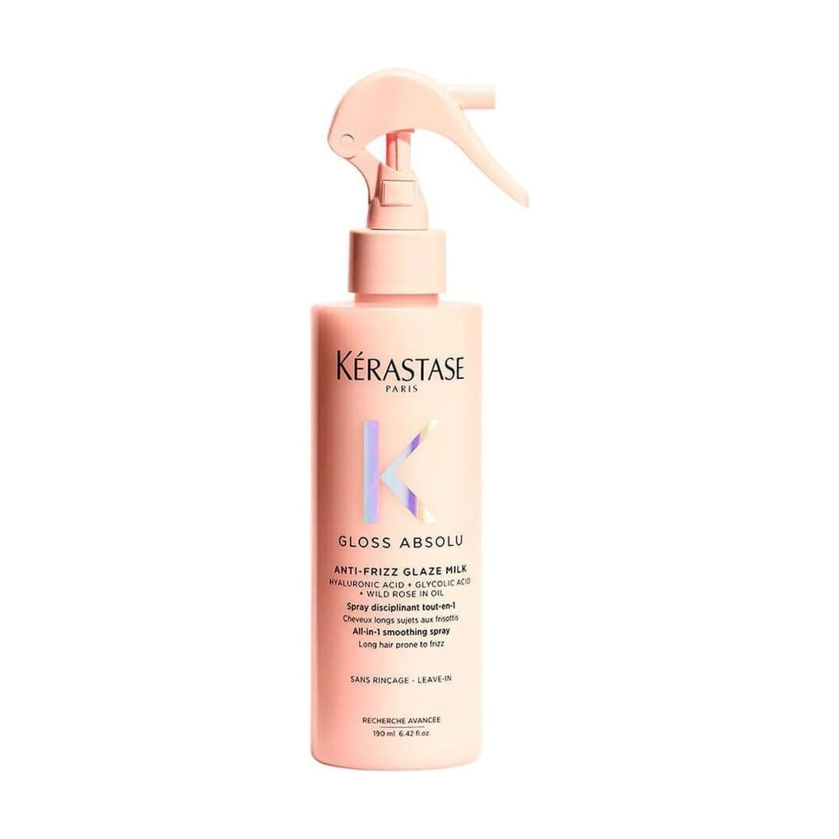 Embalagem de Spray Anti Frizz Kérastase Gloss Absolu Glaze Milk
