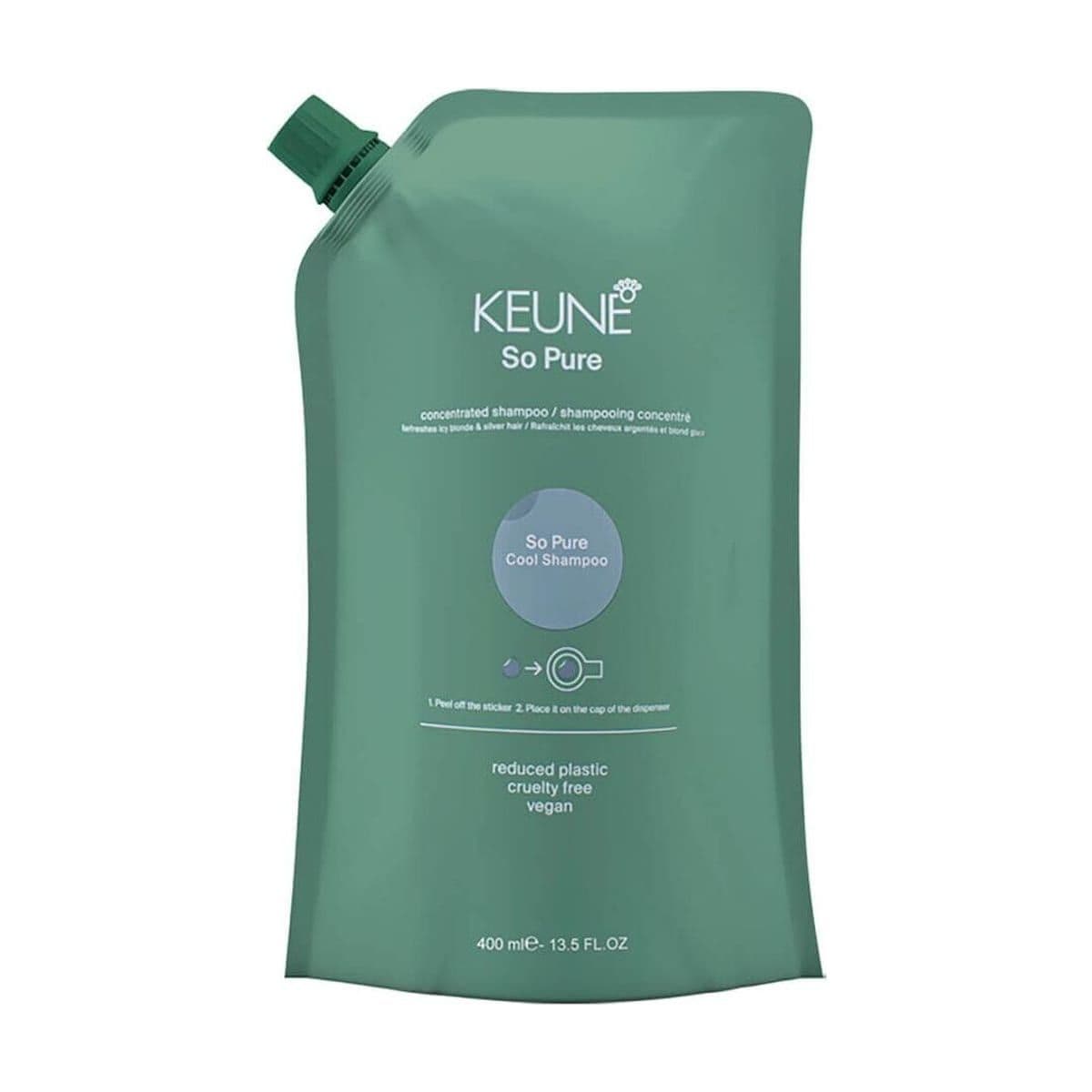 Embalagem de Shampoo Keune So Pure Cool Refil