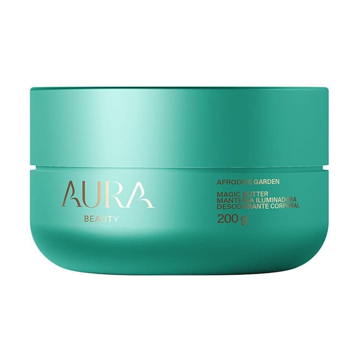 Embalagem de Manteiga Corporal Aura Beauty Afrodite Garden Feminino Magic Butter