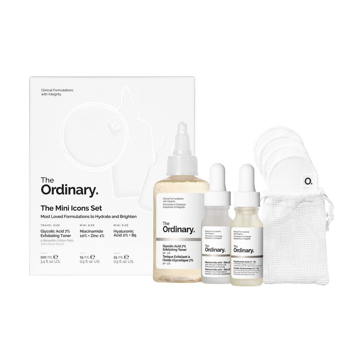 Embalagem de Kit The Ordinary The Mini Icons Set