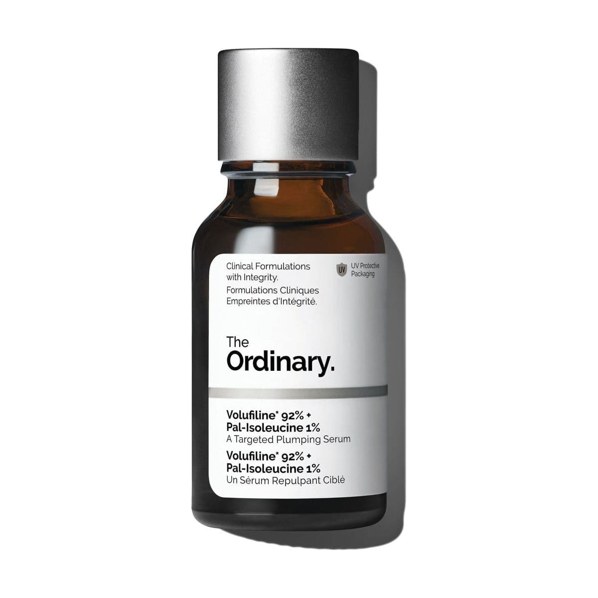 Embalagem de Sérum de Preenchimento Localizado The Ordinary Volufiline 92% + Pal-Isoleucine 1%