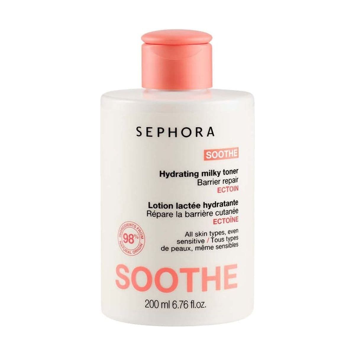 Embalagem de Tônico Calmante Leitoso Sephora Collection Shoot Milky Toner