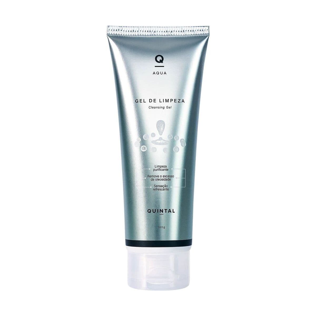 Embalagem de Gel de Limpeza Quintal Aqua