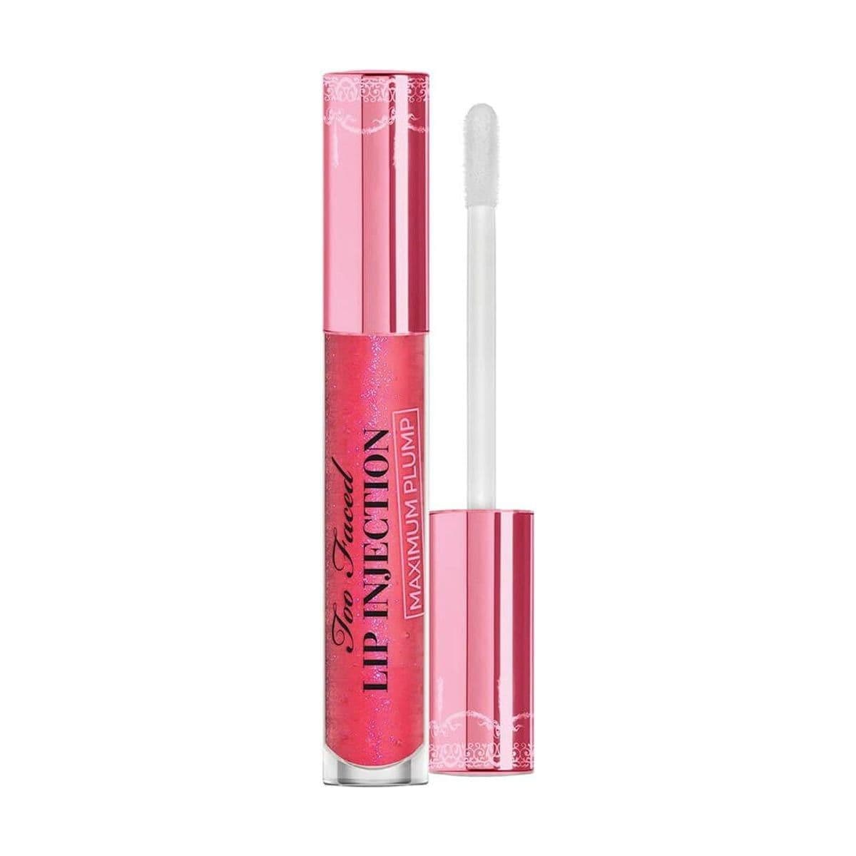 Embalagem de Gloss Too Faced Lip Injection Maximum Plump Extra Strength