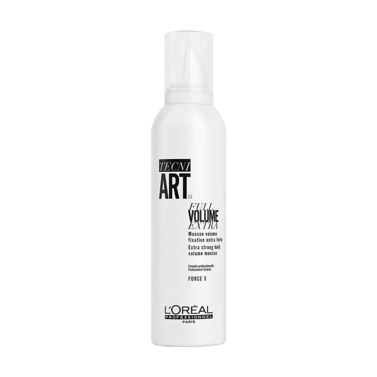 Embalagem de Mousse Fixador L'Oréal Professionnel Tecni Art Full Volume Extra