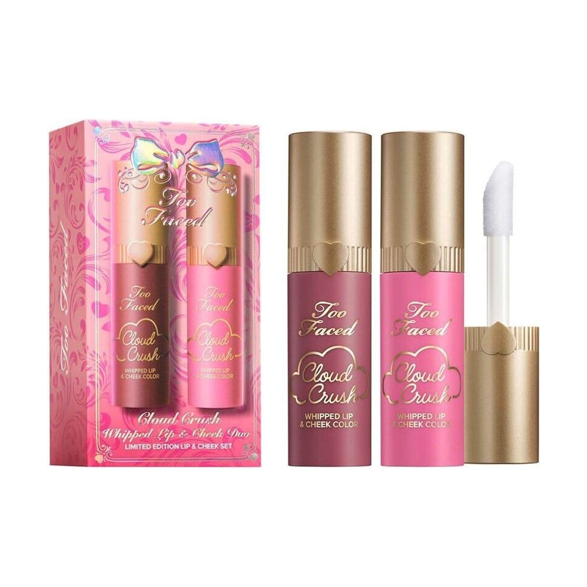 Embalagem de Kit Blush Too Faced Cloud Crush Whipped Lip & Cheek Duo