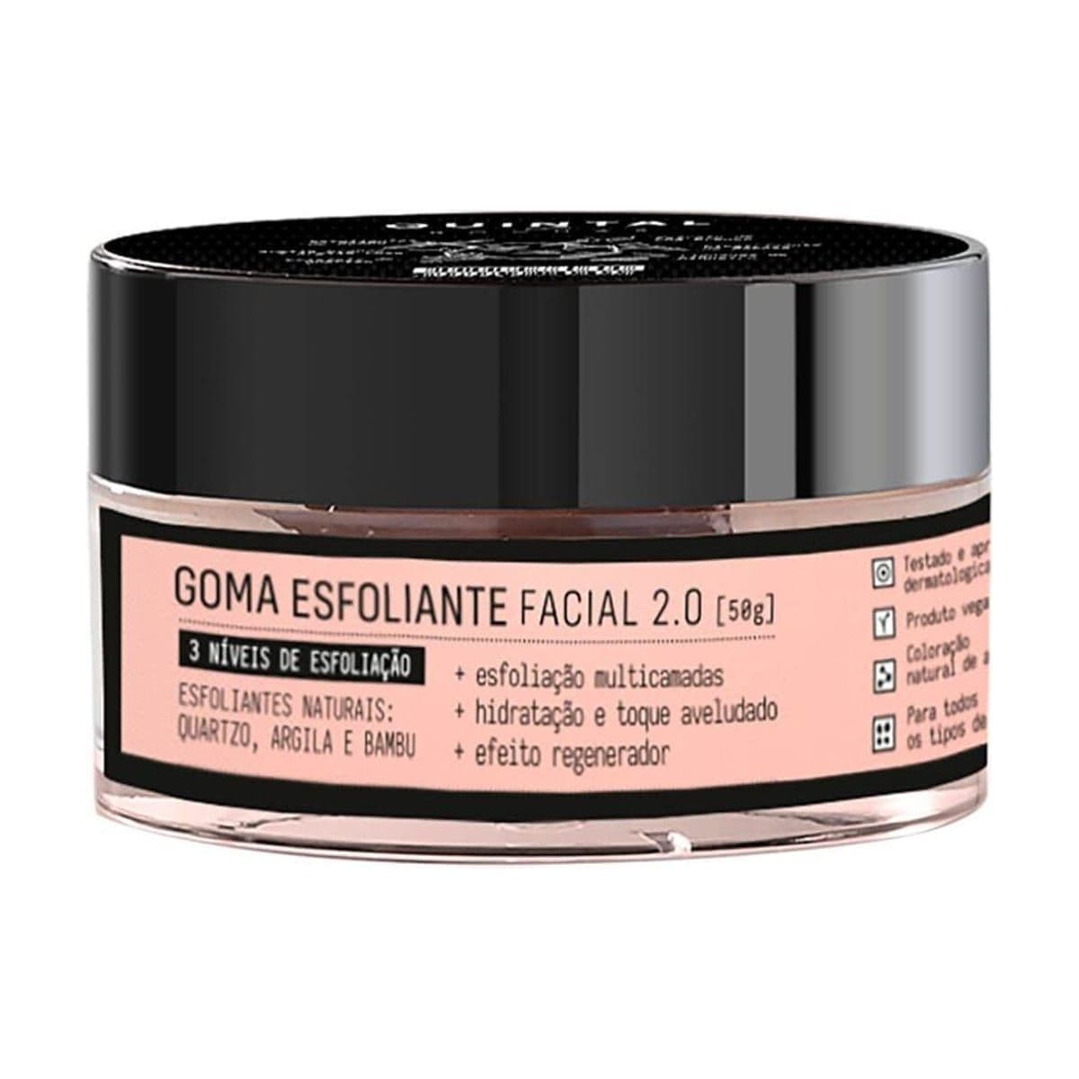 Embalagem de Goma Esfoliante Facial Quintal