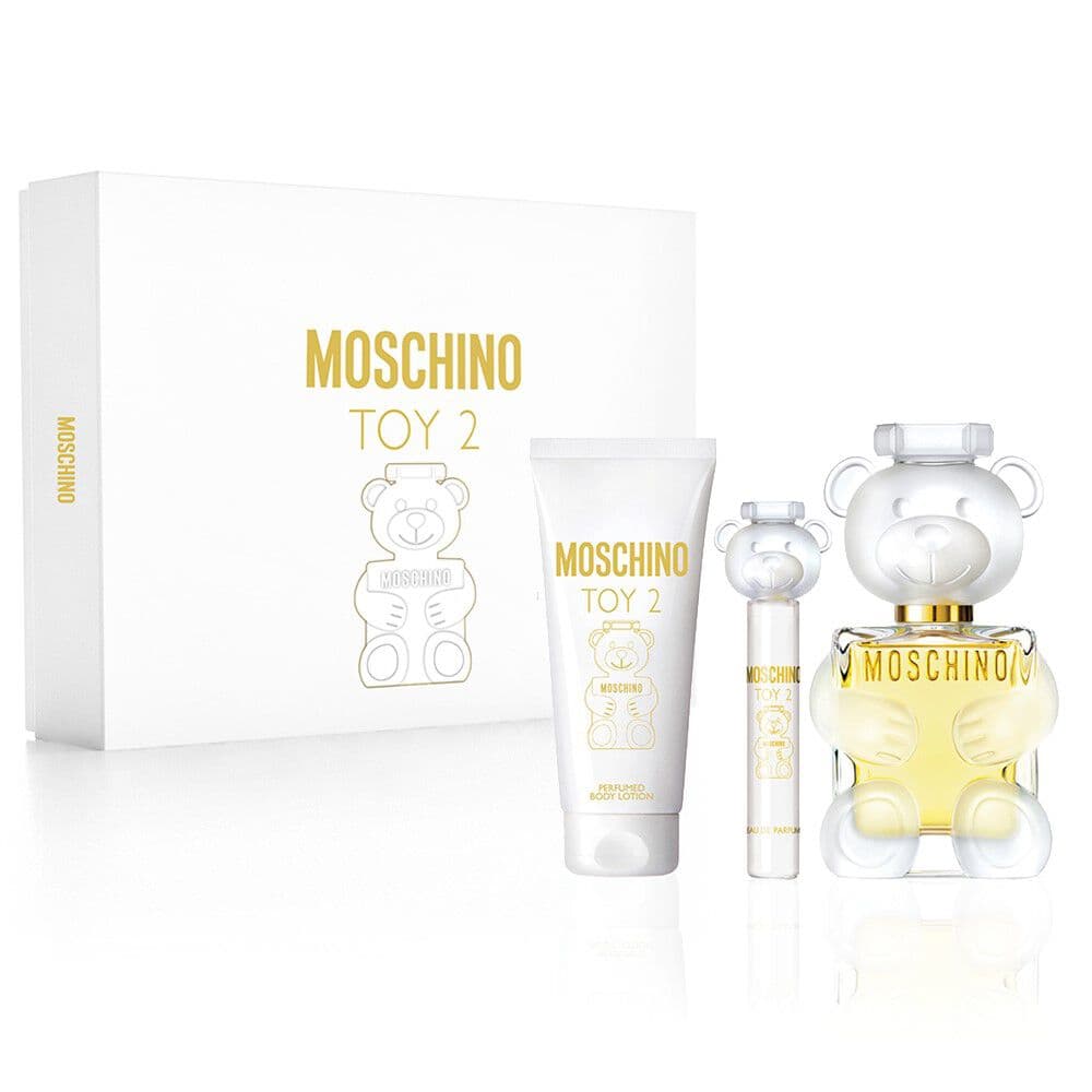 Embalagem de Kit Coffret Moschino Toy 2 Feminino Eau de Parfum
