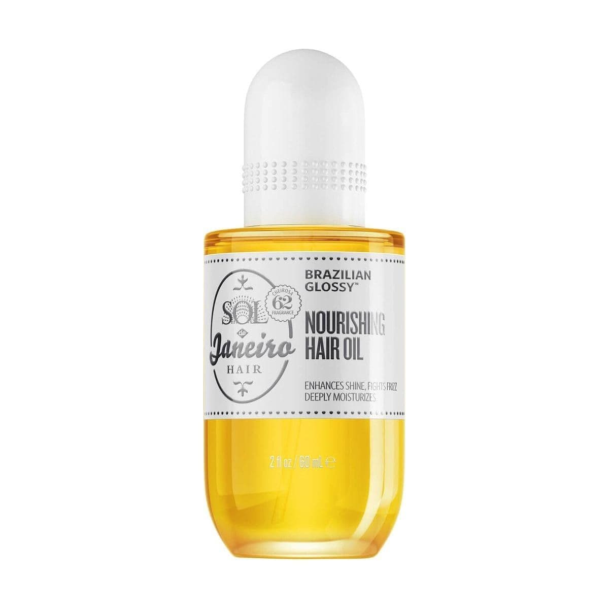 Embalagem de Óleo Capilar Nutritivo Sol de Janeiro Brazilian Glossy™ Hair Oil