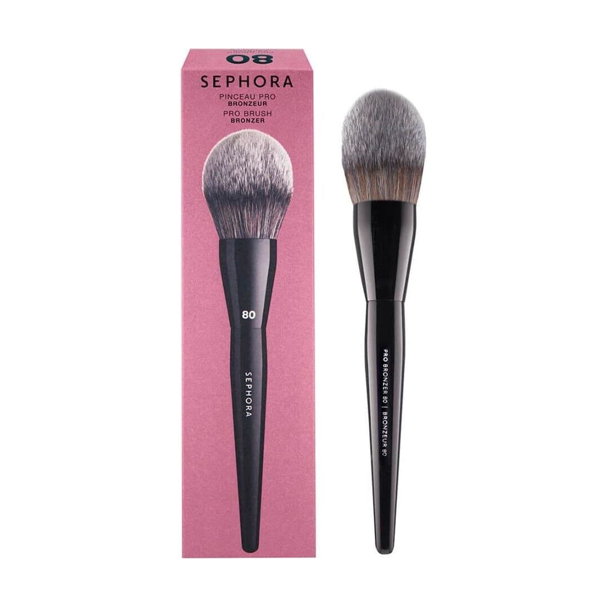 Embalagem de Pincel de Bronzer Sephora Collection Pro Brush 2.0 Bronzer 80