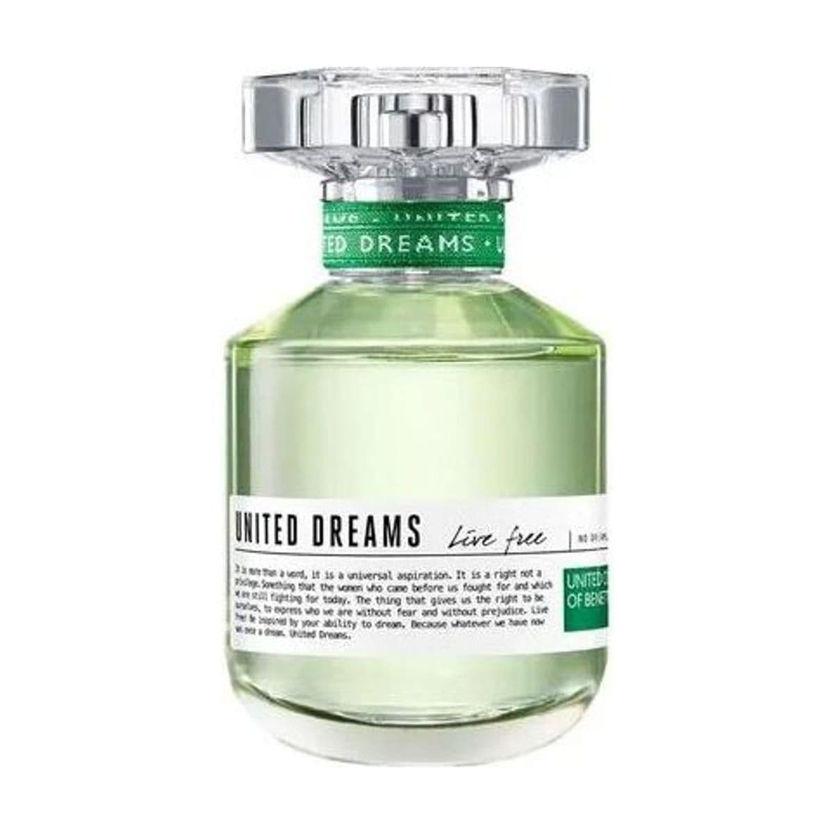 Embalagem de Perfume Benetton United Dreams Live Free Feminino Eau de Toilette