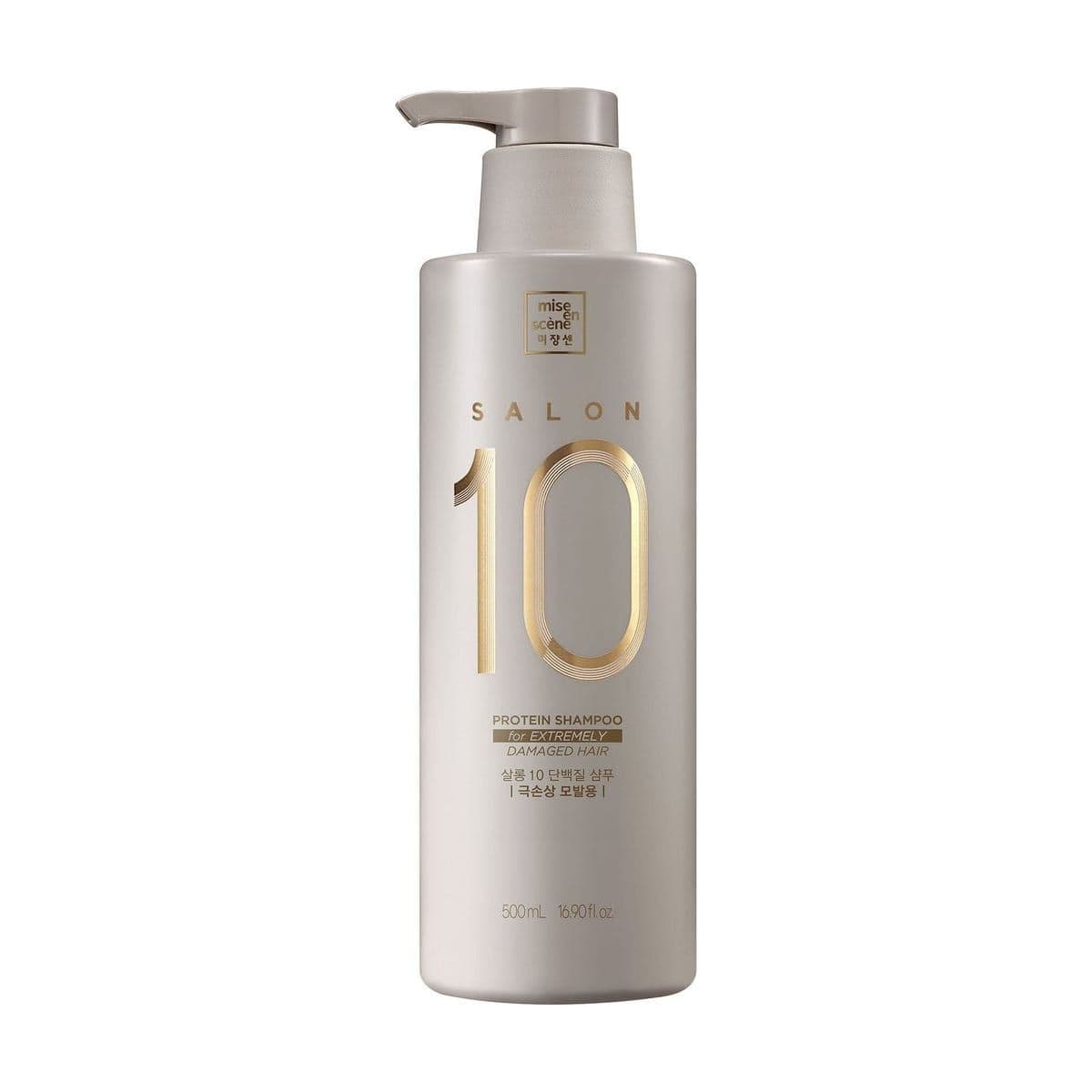 Embalagem de Shampoo Reparador Mise en Scène Salon 10 Danos Extremos