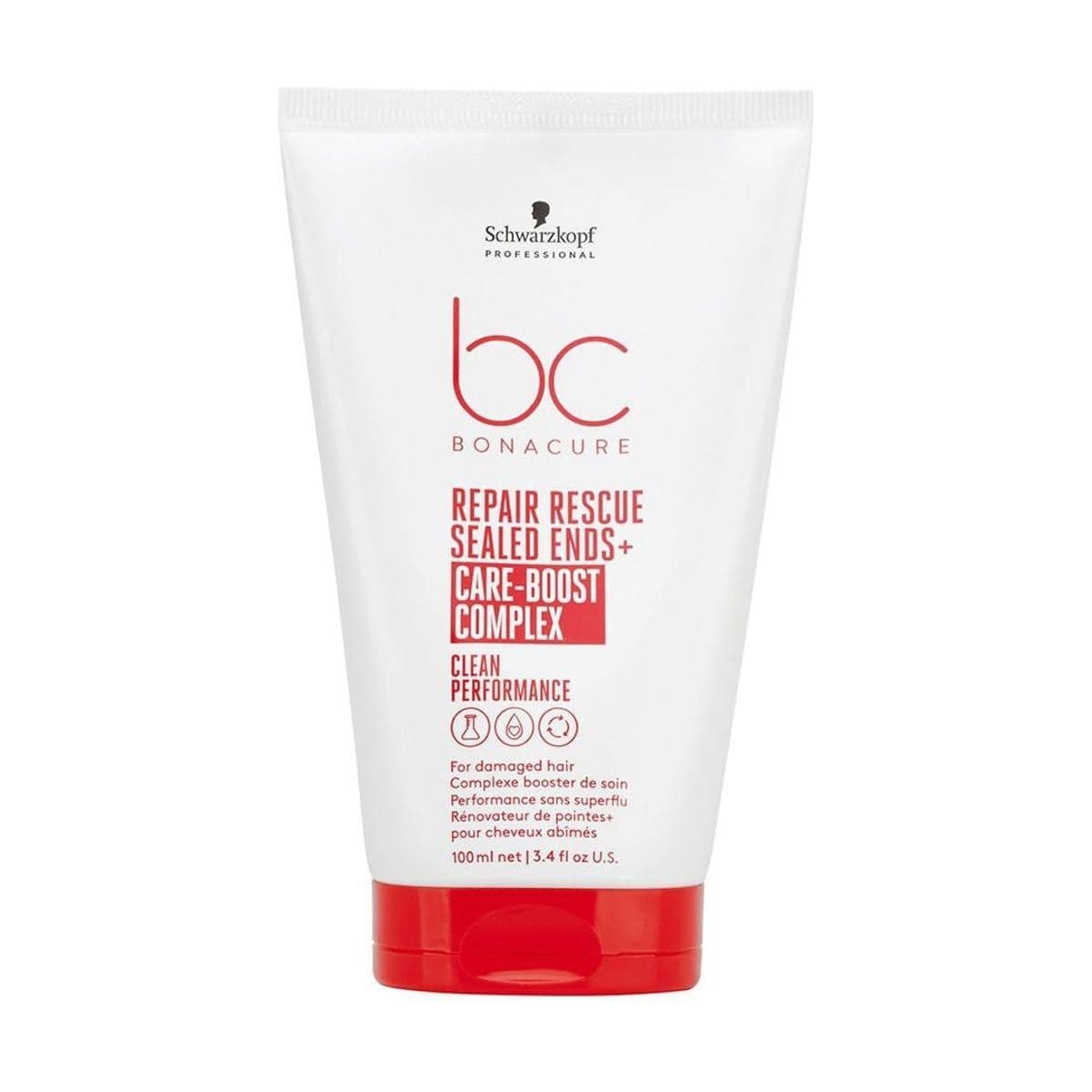 Embalagem de Creme Leave-in Reconstrutor Schwarzkopf Professional Bonacure Repair Rescue Care Boost Complex