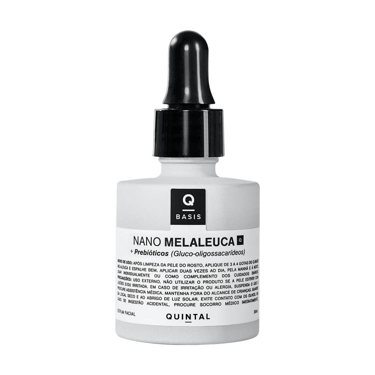 Embalagem de Sérum Quintal Q.Basis Nano Melaleuca + Prebióticos