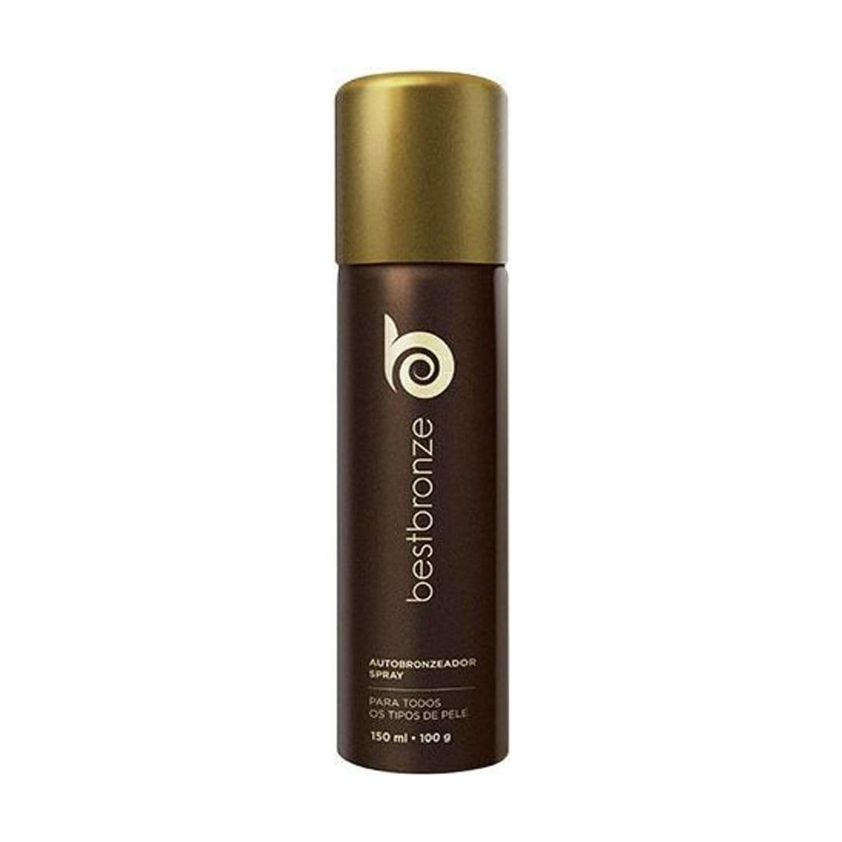 Embalagem de Spray Bronzeador Bronze Sem Sol