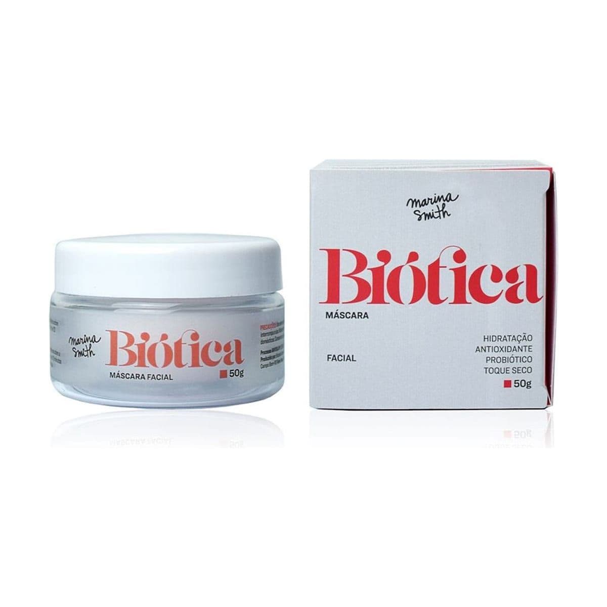 Embalagem de Máscara Facial Marina Smith Biótica