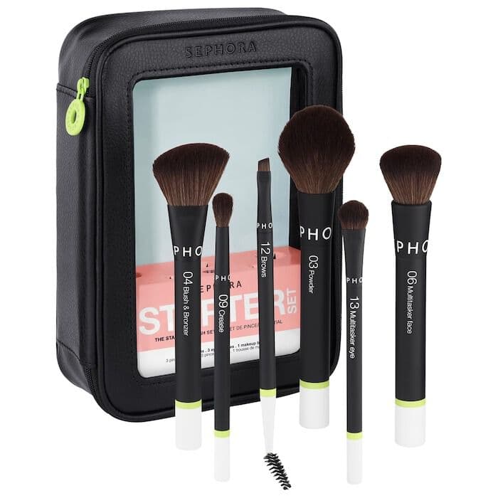 Embalagem de Kit de Pincéis Sephora Collection The Starter Brush