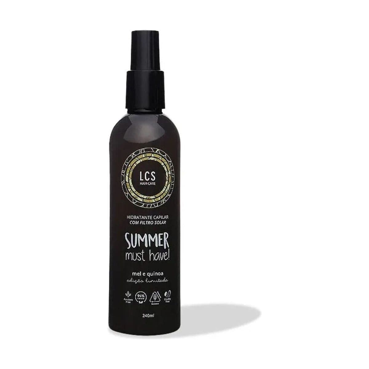 Embalagem de Hidratante Protetor Solar Capilar Laces Summer Must Have