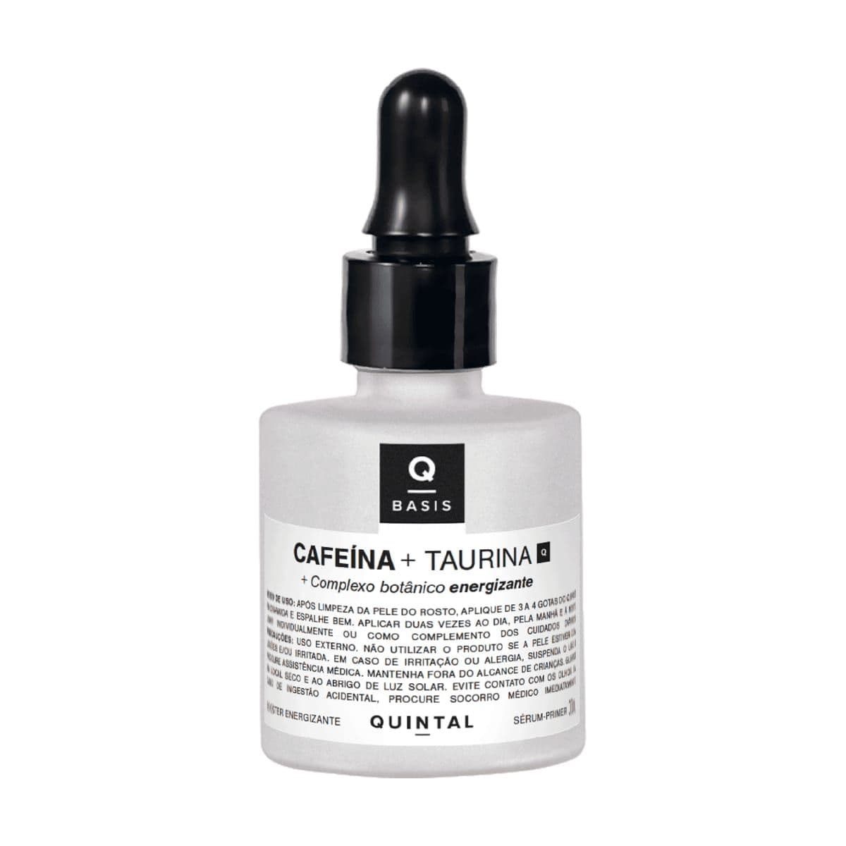 Embalagem de Sérum Facial Primer Cafeína + Taurina Quintal