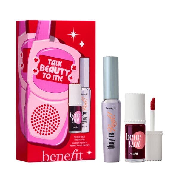 Embalagem de Kit Benefit Talk Beauty To Me