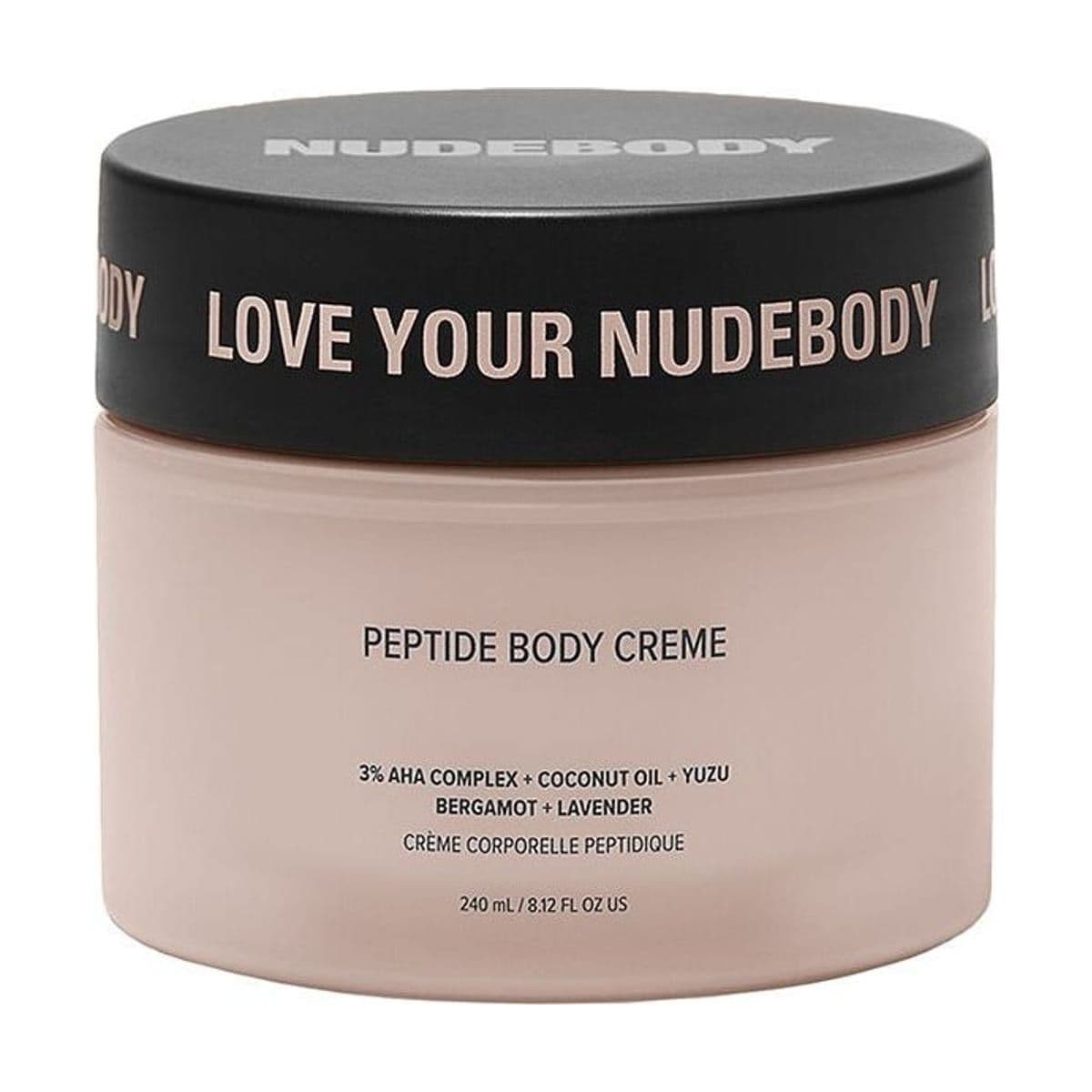 Embalagem de Creme Corporal Nudestix Peptide Body Creme