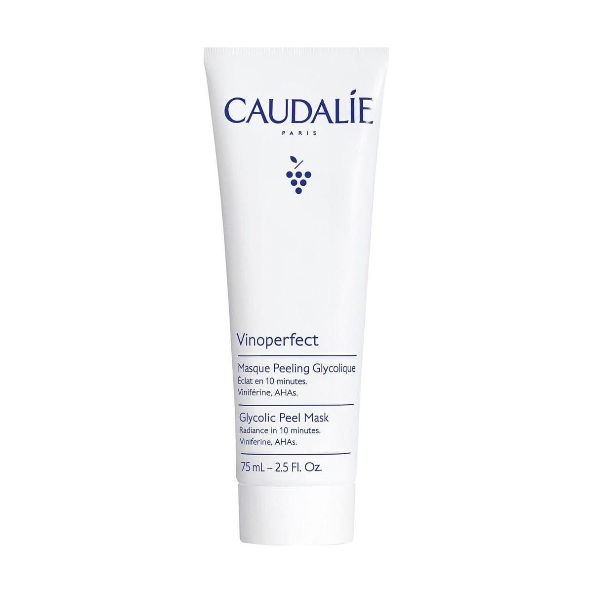 Embalagem de Máscara Peeling Glicólica Iluminadora Caudalie Vinoperfect