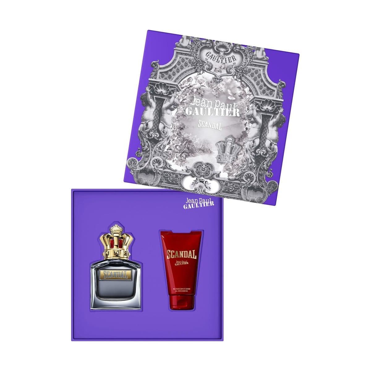 Embalagem de Kit Coffret Jean Paul Gaultier Scandal Masculino Eau de Toilette