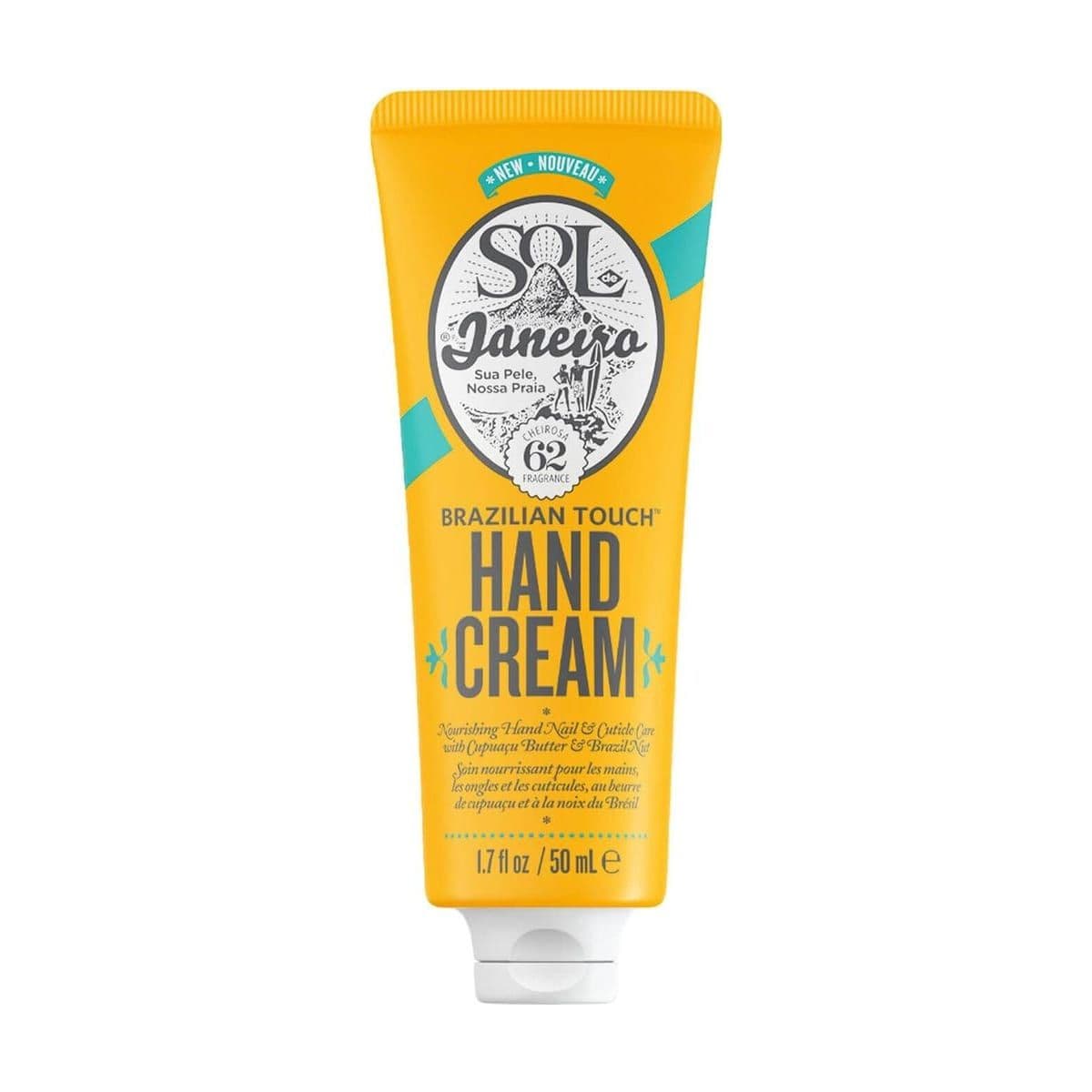 Embalagem de Creme para Mãos Sol de Janeiro Brazilian Touch® Hand Cream