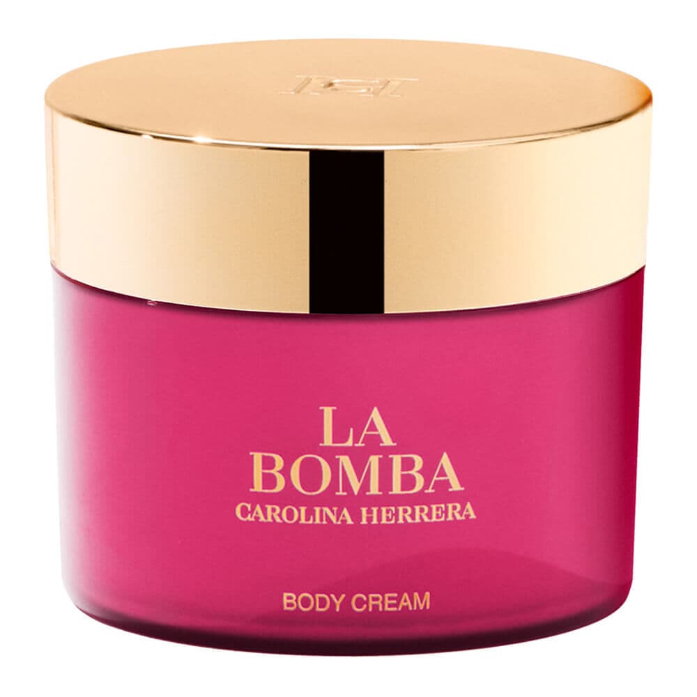 Embalagem de Carolina Herrera La Bomba Body Cream