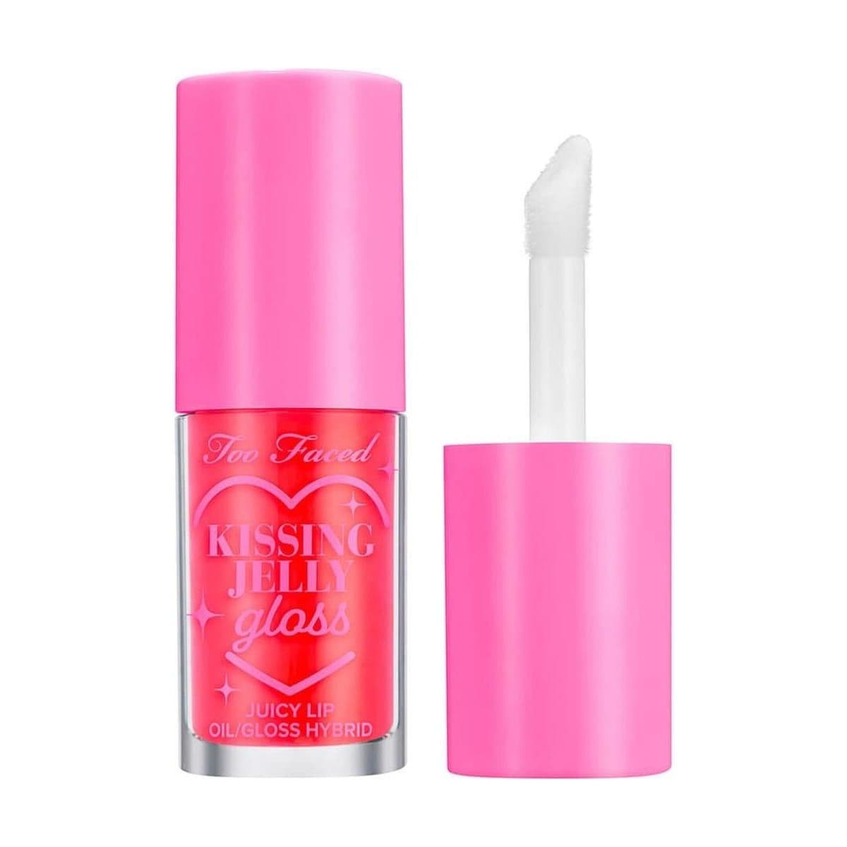 Embalagem de Lip Oil Too Faced Kissing Jelly