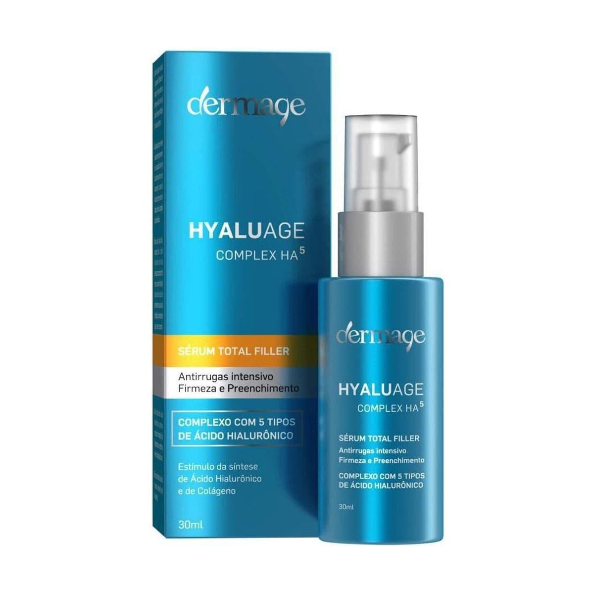 Embalagem de Sérum Dermage Hyalu Age Complex