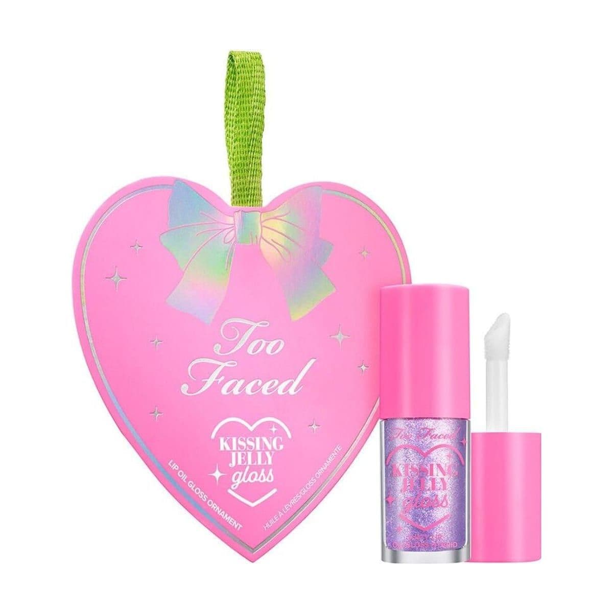 Embalagem de Lip Oil Too Faced Kissing Jelly Ornament