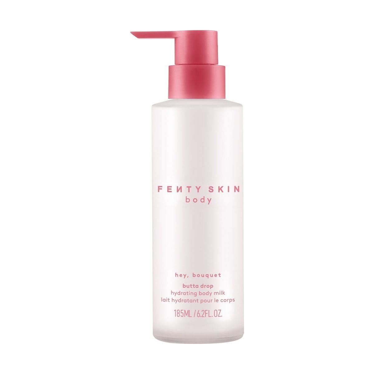 Embalagem de Loção Corporal Fenty Skin Butta Drop Milk Hey, Bouquet