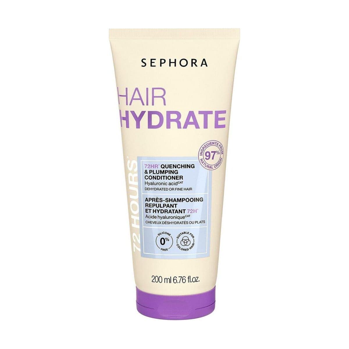 Embalagem de Condicionador Volumizador e Hidratante Sephora Collection Hair Hydrate