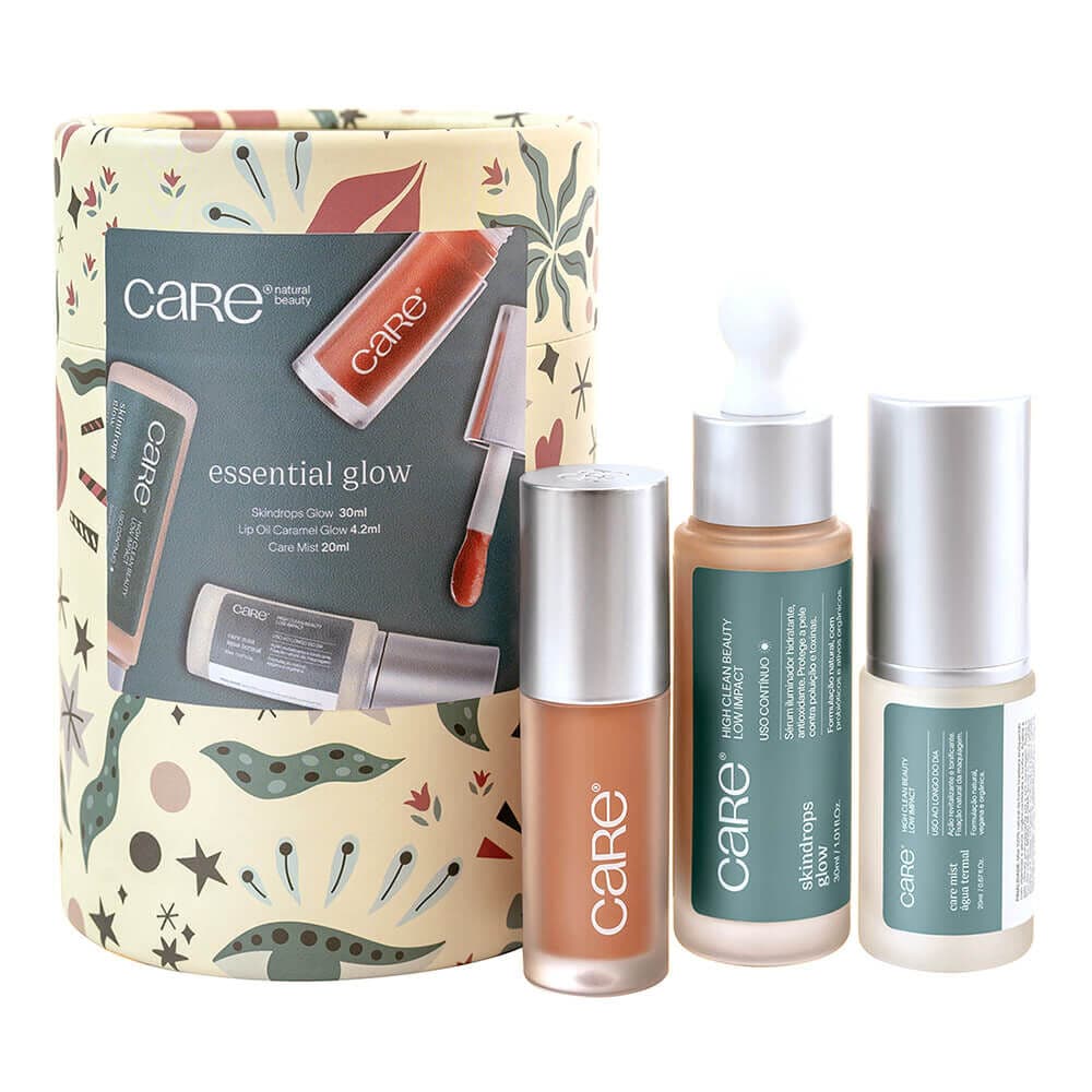 Embalagem de Kit Care Natural Beauty Essential Glow