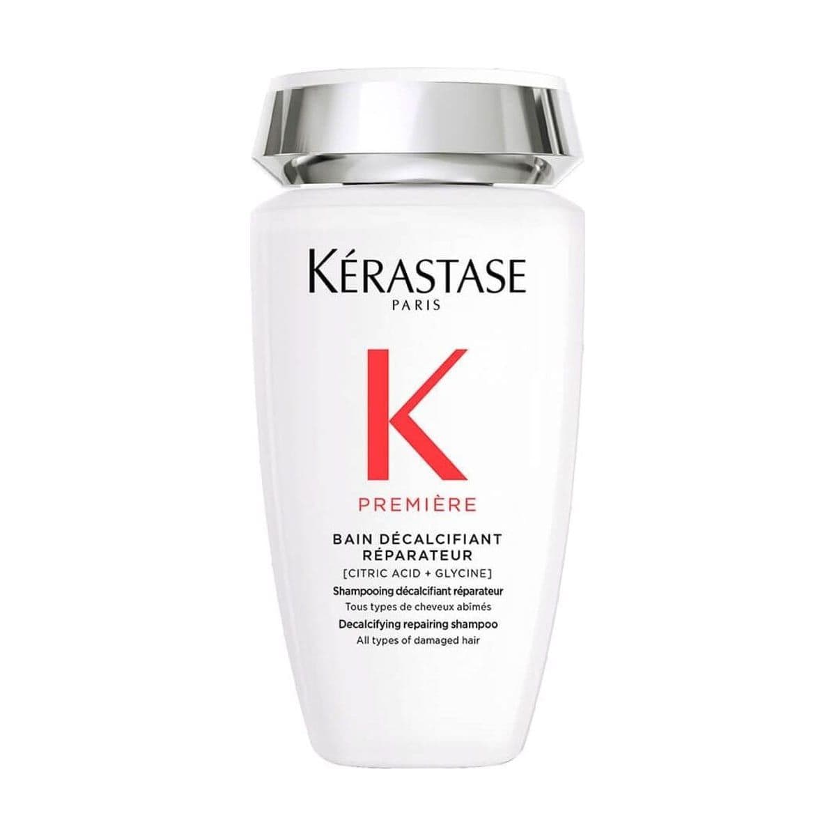 Embalagem de Shampoo Reparador Descalcificante Kérastase Premiere