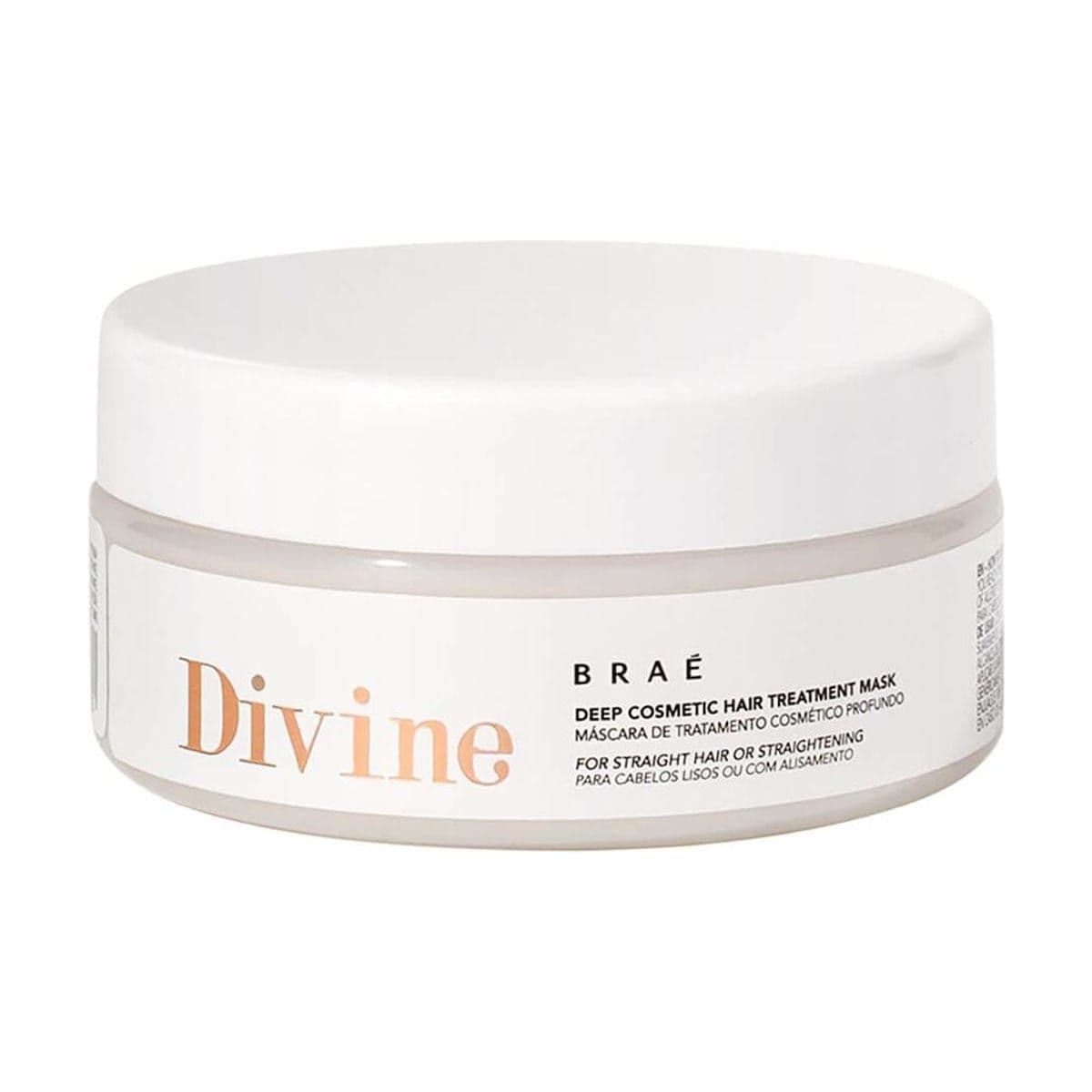Embalagem de Máscara de Tratamento Cosmético Profundo Braé Divine