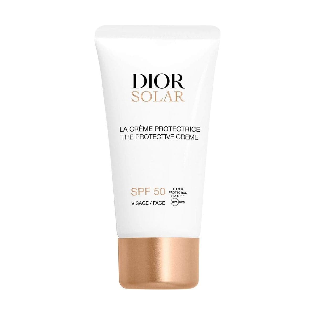 Embalagem de Creme com Proteção Solar Dior Protective SPF50
