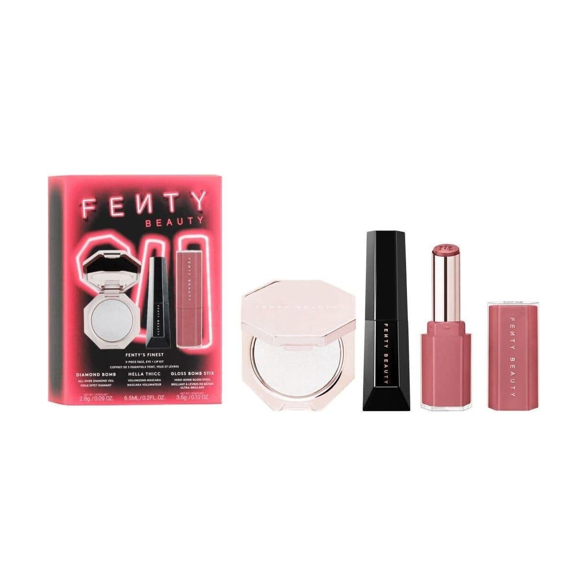 Embalagem de Kit Fenty Beauty Most Want'd Fenty’s Finest​