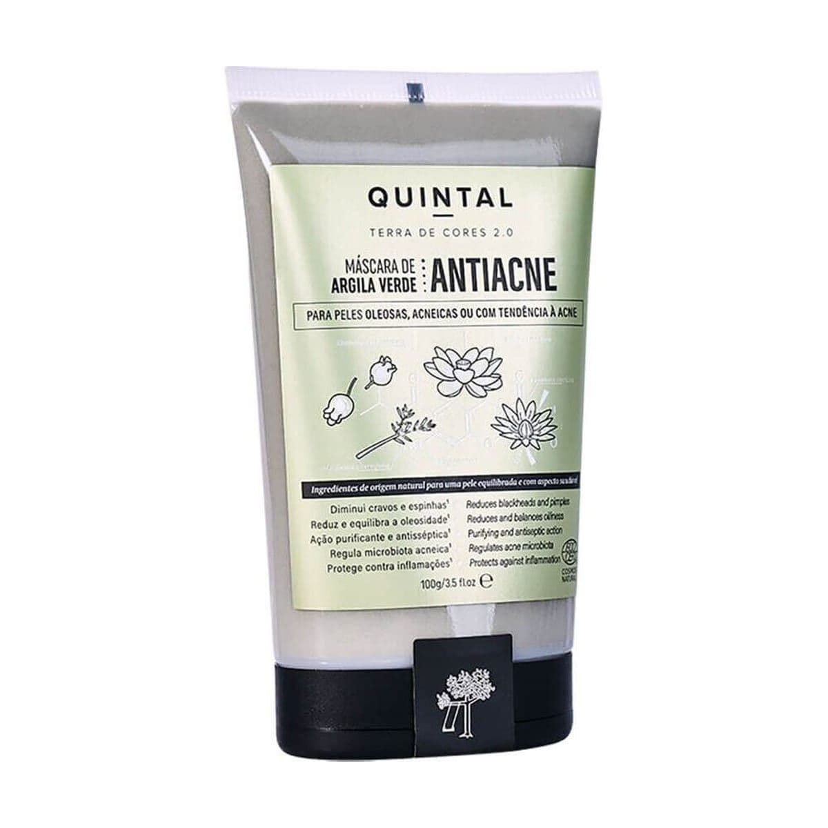 Embalagem de Máscara de Argila Verde Quintal Antiacne 2.0