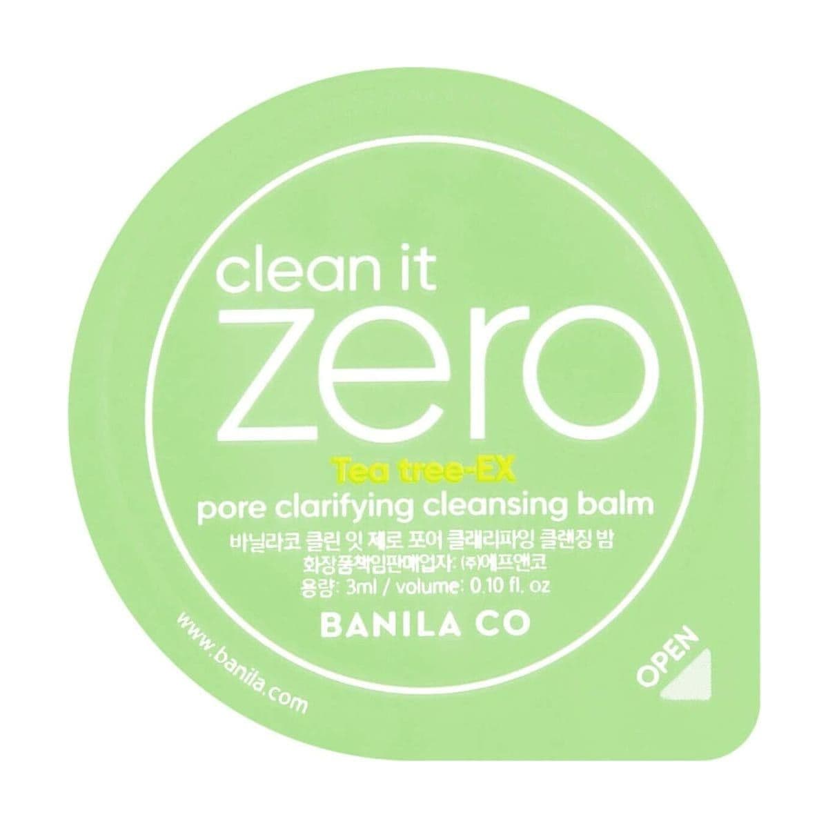 Embalagem de Kit Viagem Balm de Limpeza Banila Co Clean it Zero Pore Clarifying
