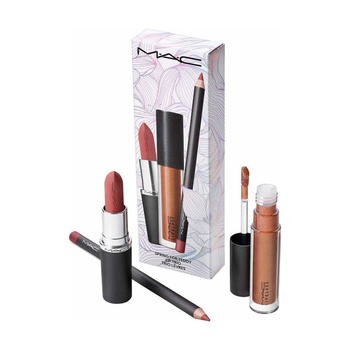 Embalagem de Kit Lip Trio Mac Spring For Teddy Metamorphosis