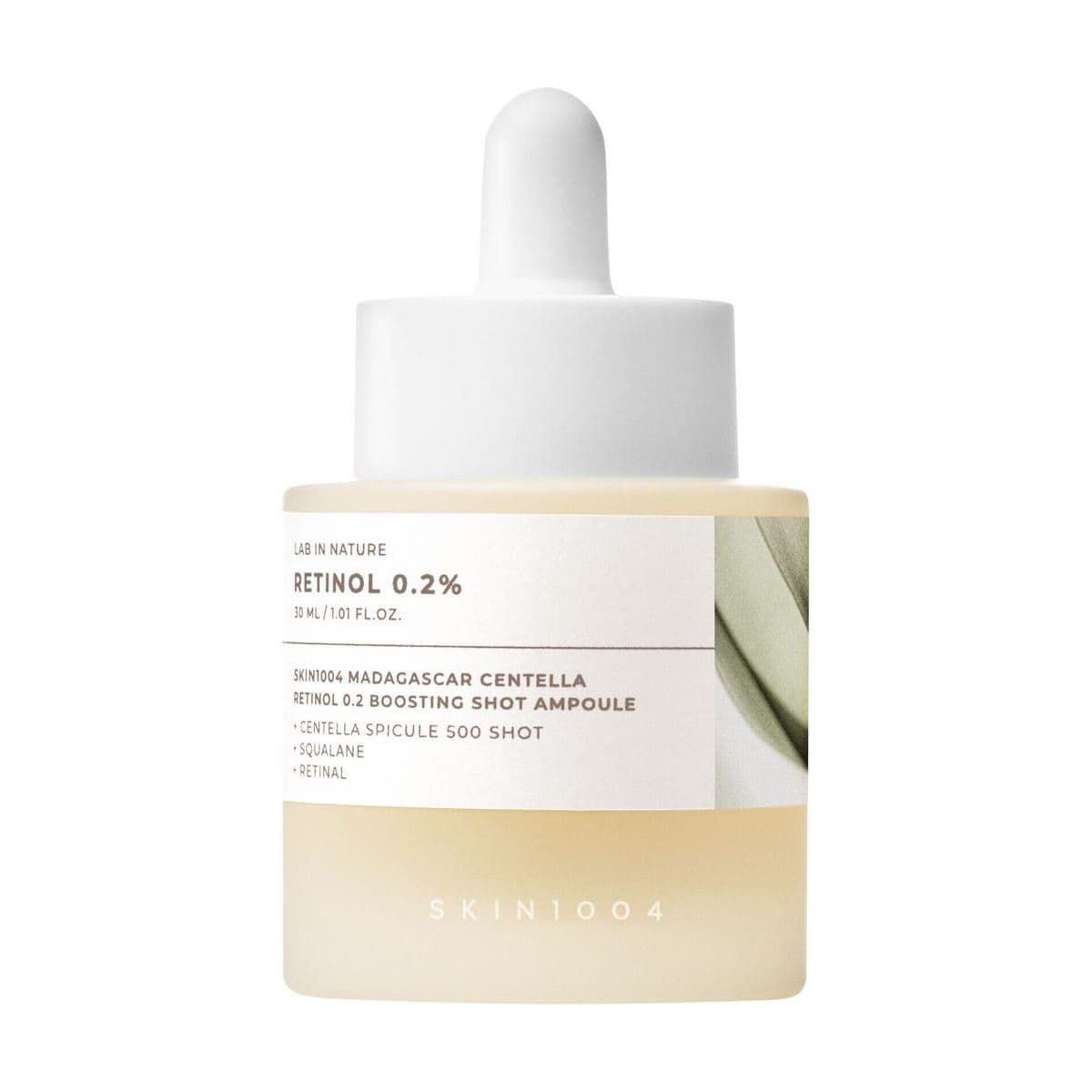 Embalagem de Sérum Facial Skin1004 Lab In Nature Retinol Ampoule