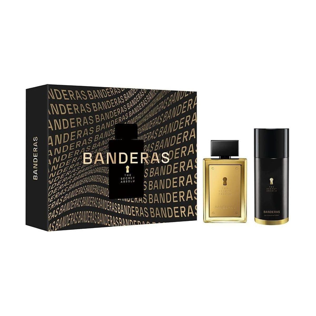 Embalagem de Kit Coffret Banderas The Secret Absolut Masculino Eau de Parfum