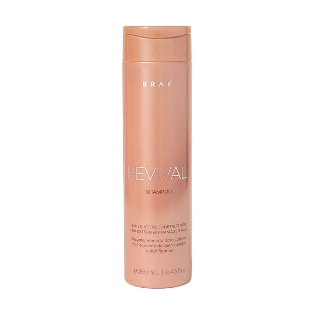 Embalagem de Shampoo Reconstrutor Braé Revival