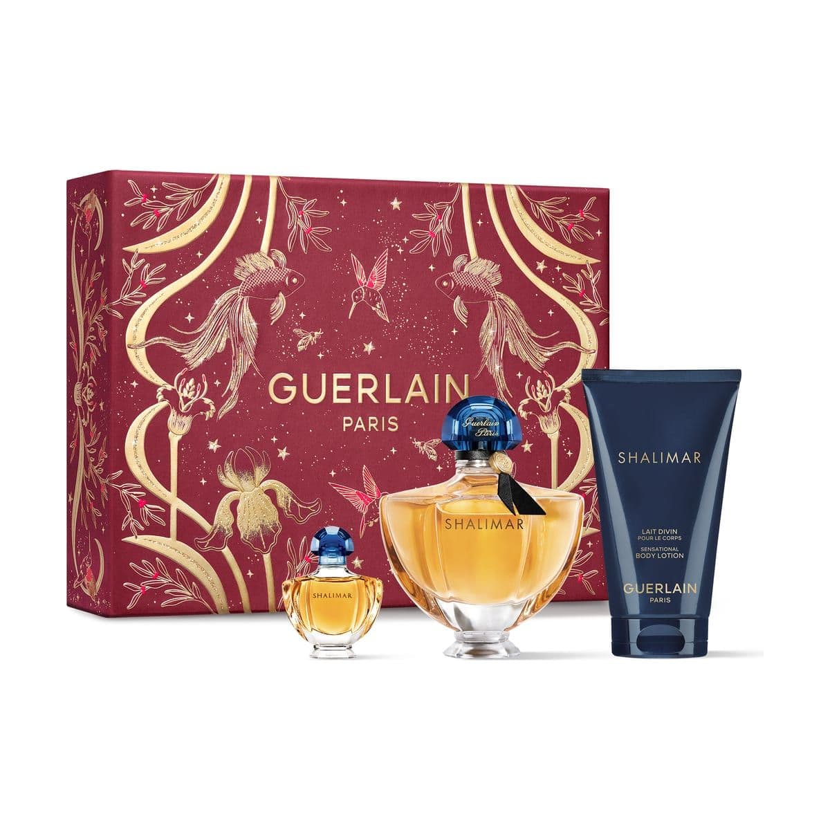 Embalagem de Kit Coffret Guerlain Shalimar Feminino Eau de Parfum