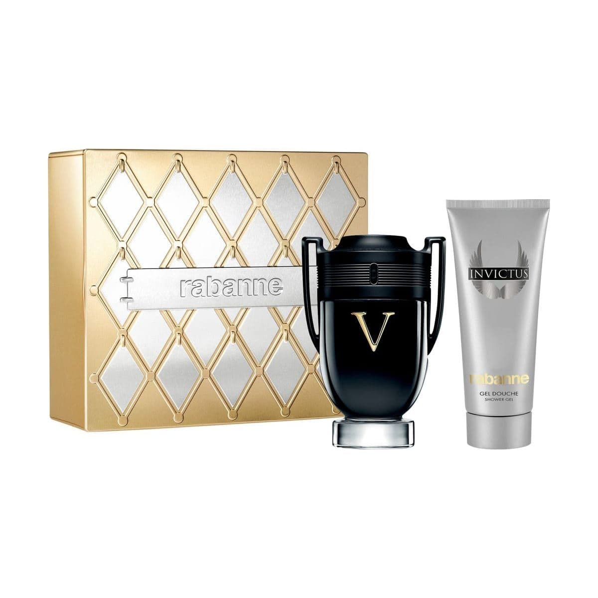 Embalagem de Kit Coffret Rabanne Invictus Victory Masculino Eau de Parfum